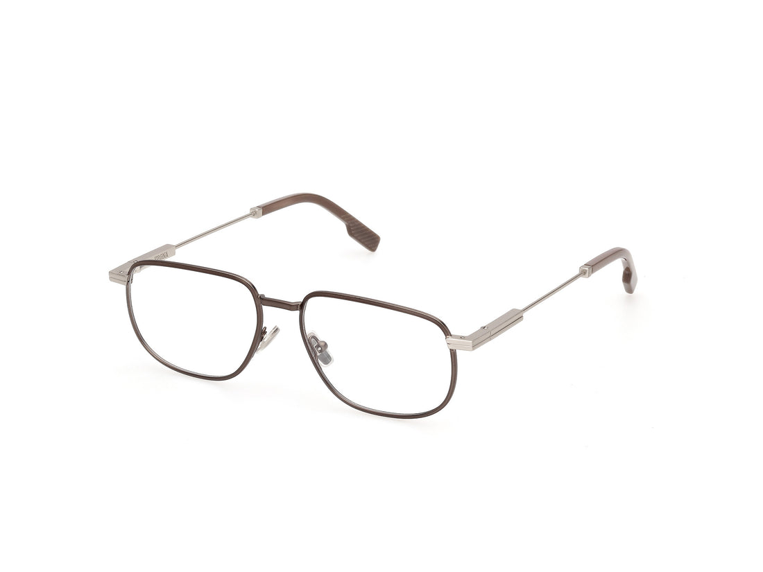Occhiali da vista ermenegildo zegna ez5353 013 plateado geometric masculino taglia 53mm - Vista principale