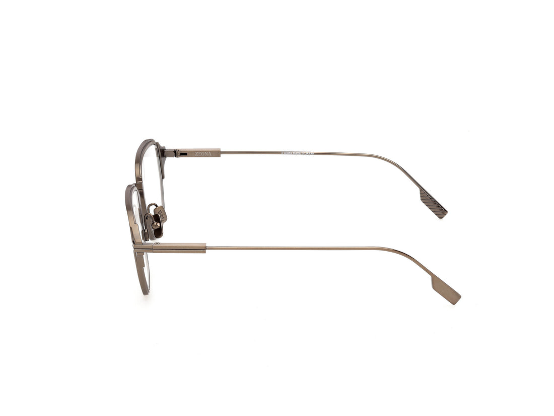 Lunettes de vue ermenegildo zegna ez5367 037 bronce geometric masculino taille 50mm - Vue détaillée