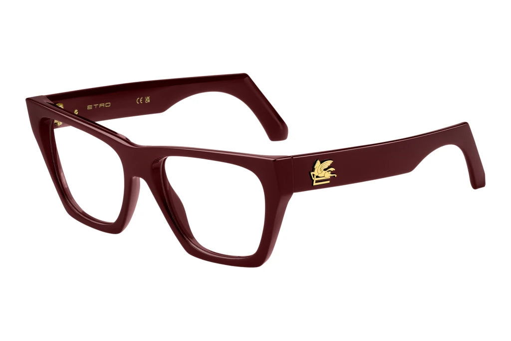 Prescription glasses etro 0066 lhf burdeos rectangular femenino size 52mm - Main view