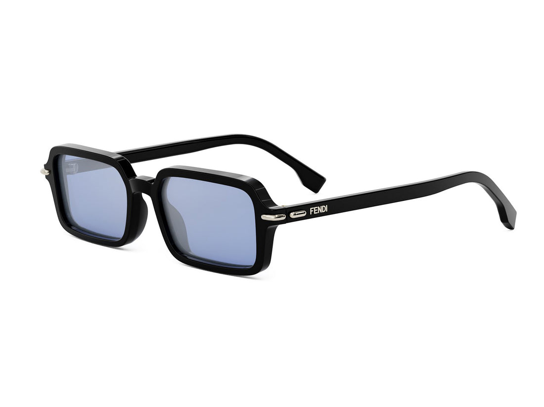 Lunettes de soleil fendi selleria fe40174i 01x black rectangular femenino taille 51mm - Vue principale