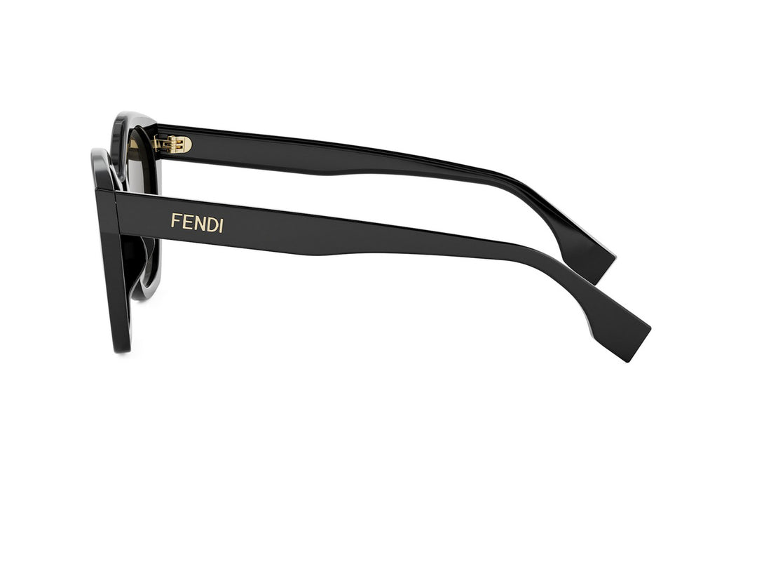 Sonnenbrillen fendi lettering fe40175i 01f black geometric femenino größe 54mm - Detailansicht
