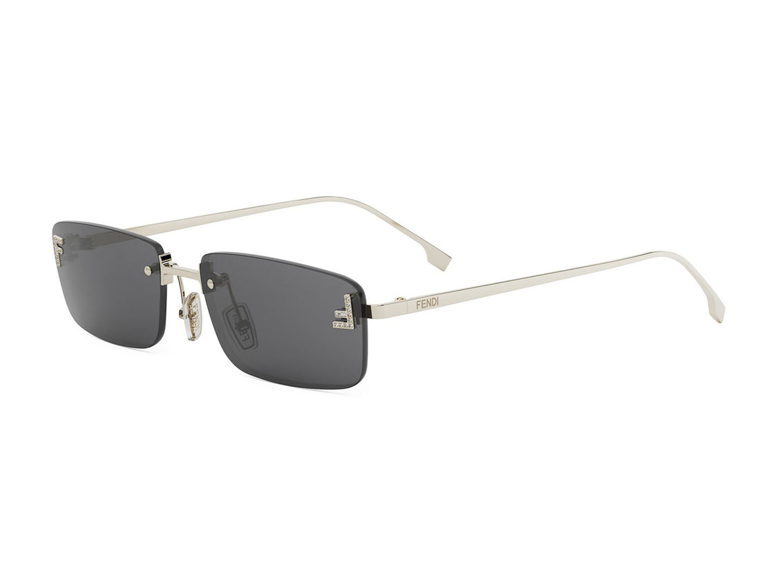 Lunettes de soleil fendi first crystal fe4172us 32a gold rectangular femenino taille 54mm - Vue principale