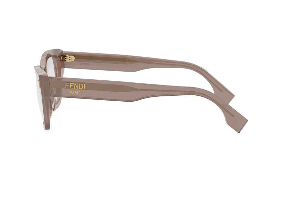 Prescription glasses fendi roma fe50118i 045 brown rectangular femenino size 52mm - Detailed view