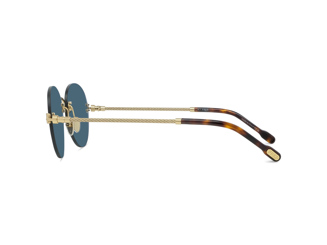 Lunettes de soleil fred manille & cable fg40079u 30v gold pantos unisex taille 55mm - Vue détaillée