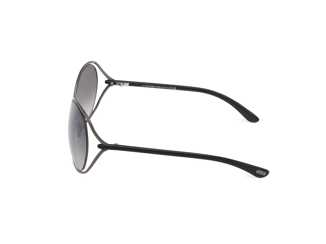Gafas de sol tom ford ft0157 carla 08b plateado geometric femenino talla 66mm - Vista de detalle