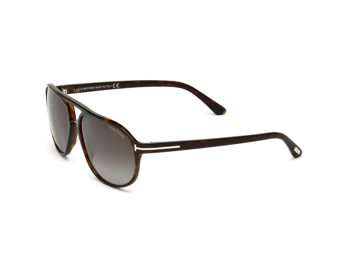 Sonnenbrillen tom ford ft0447 52b havana oval masculino größe 60mm - Detailansicht