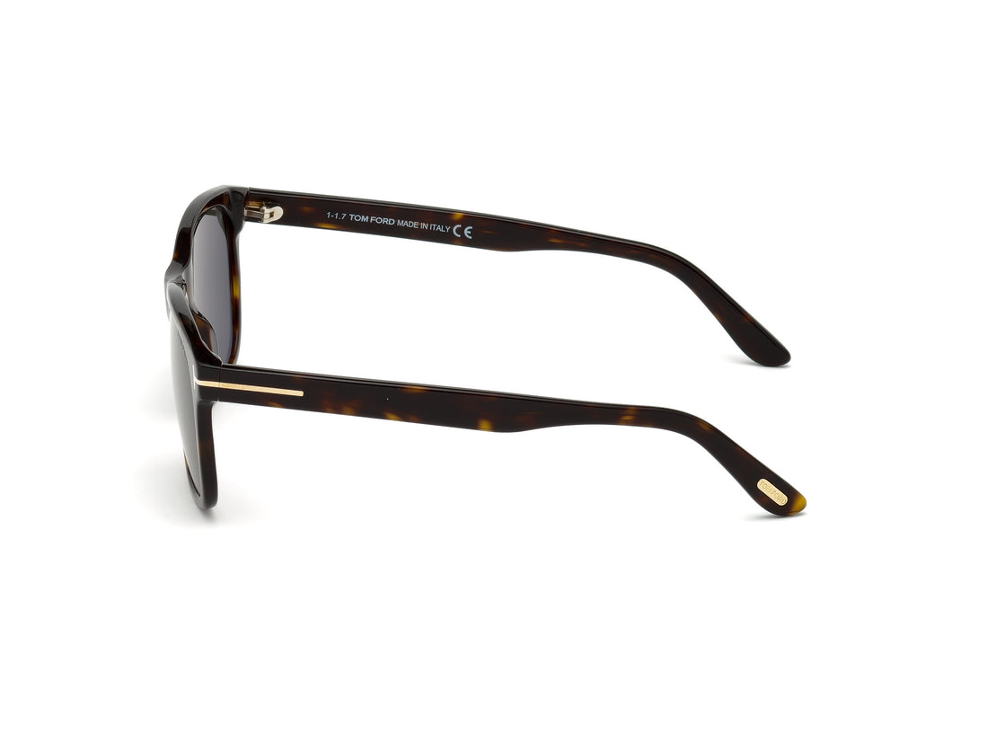 Occhiali da sole tom ford ft0595 52n havana square masculino taglia 55mm - Vista dettagliata