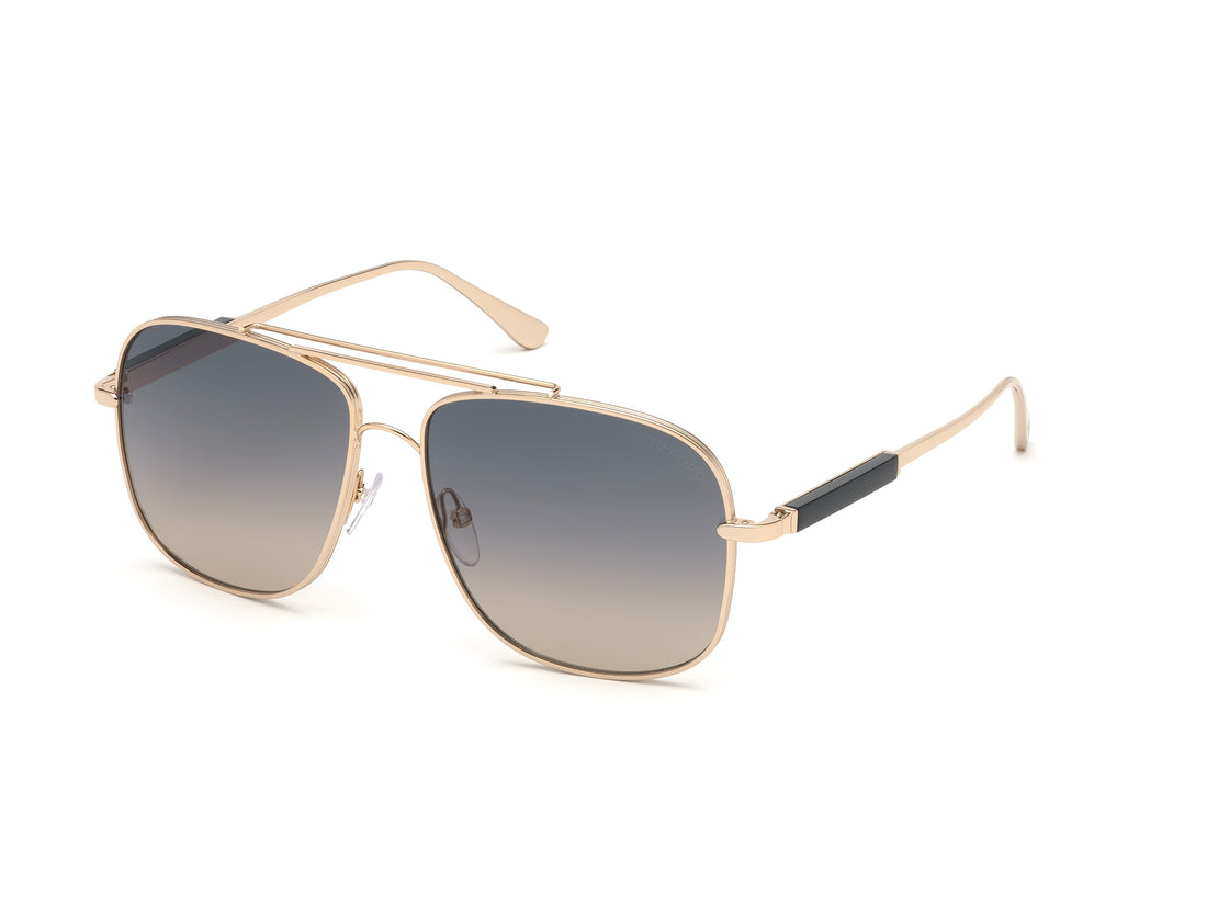 Sonnenbrillen tom ford ft0669 28b dorado square masculino größe 60mm - Hauptansicht