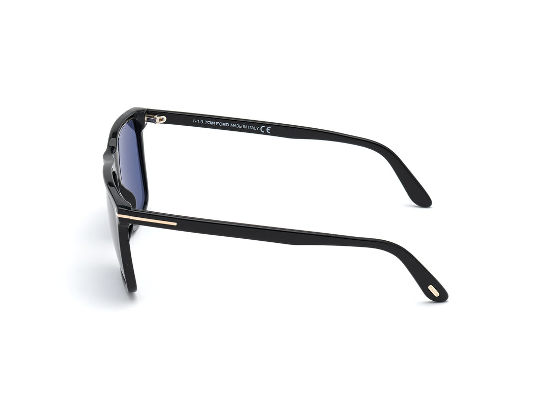 Gafas de sol tom ford ft0832 01v negro square masculino talla 57mm - Vista de detalle