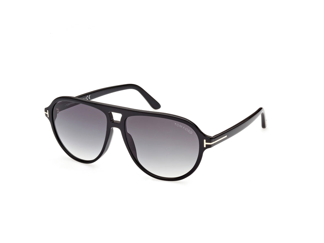Sonnenbrillen tom ford ft0932 jeffrey 01b negro pilot masculino größe 59mm - Hauptansicht