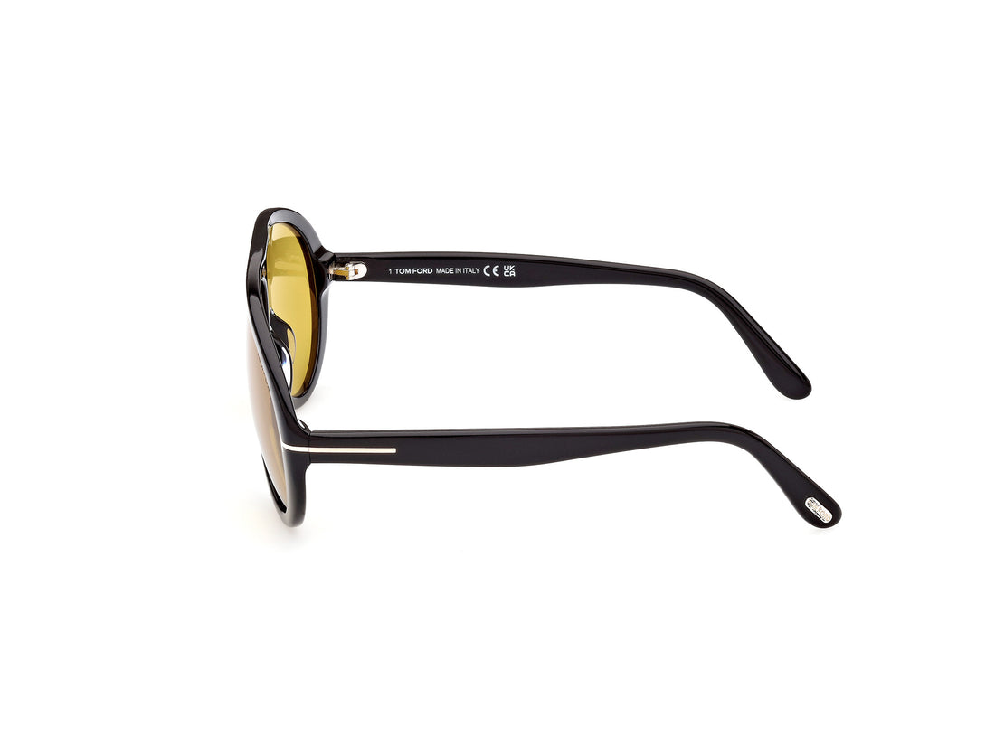 Sonnenbrillen tom ford ft0988 camillo-02 01e negro pilot masculino größe 60mm - Detailansicht
