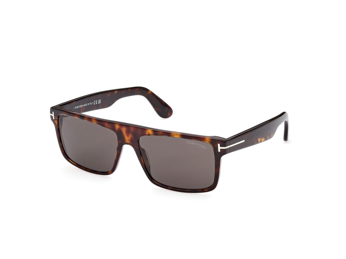 Sonnenbrillen tom ford ft0999 philippe-02 52a havana rectangular masculino größe 58mm - Hauptansicht