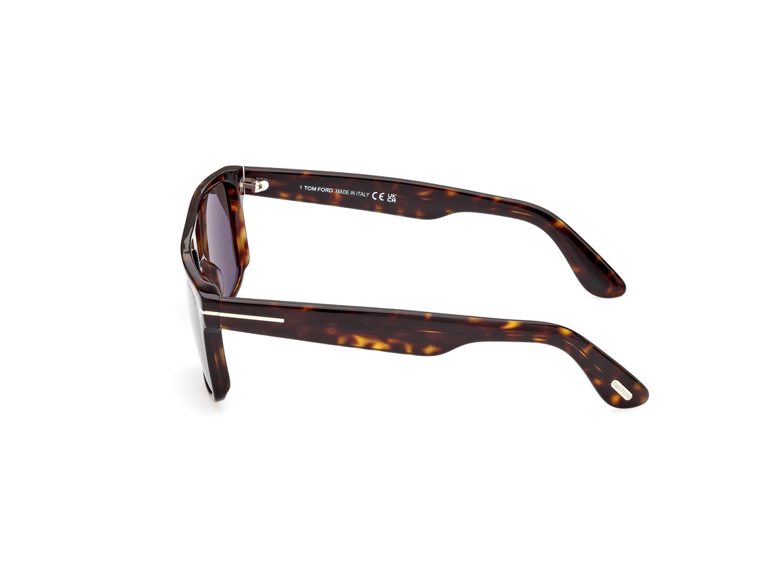 Sonnenbrillen tom ford ft0999 philippe-02 52a havana rectangular masculino größe 58mm - Detailansicht
