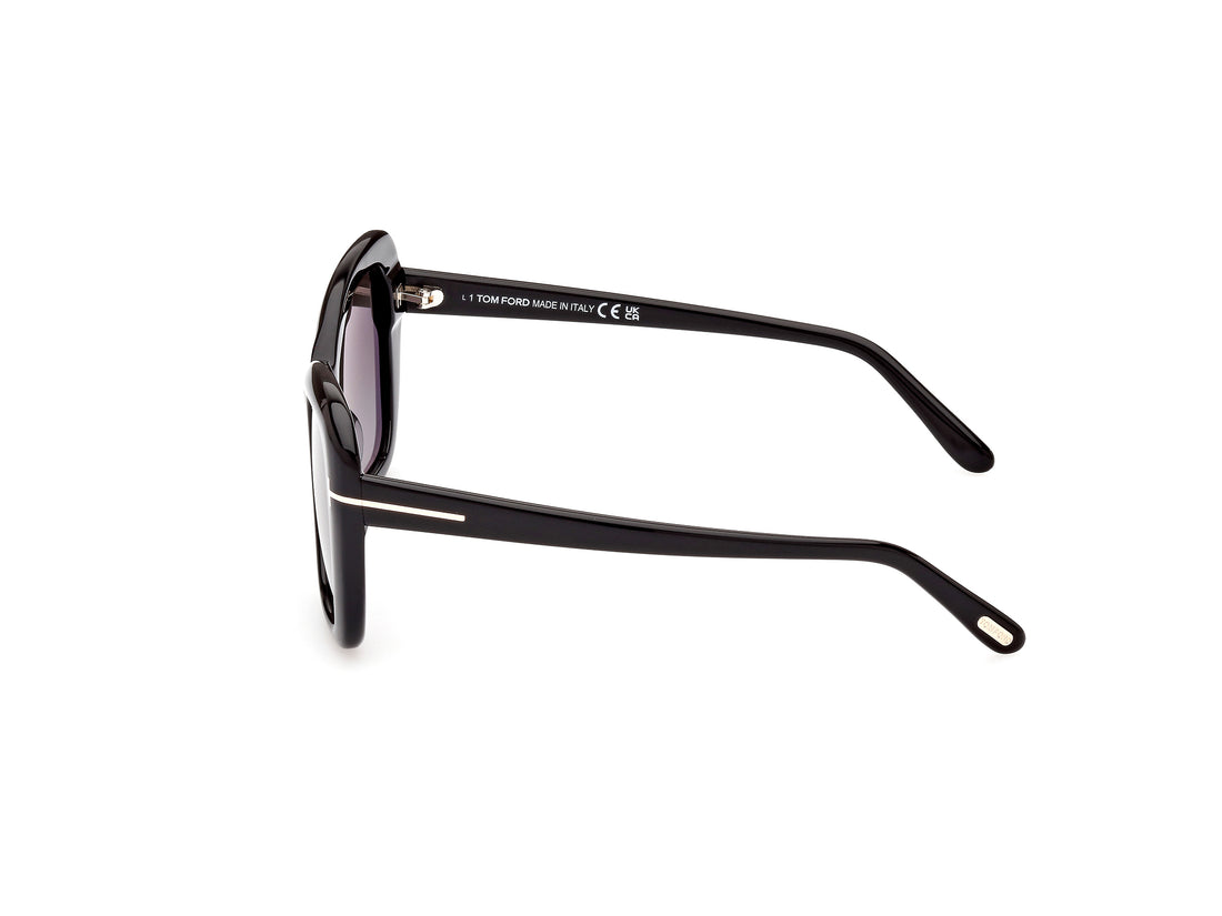 Sonnenbrillen tom ford ft1008 maeve 01b negro butterfly femenino größe 55mm - Detailansicht