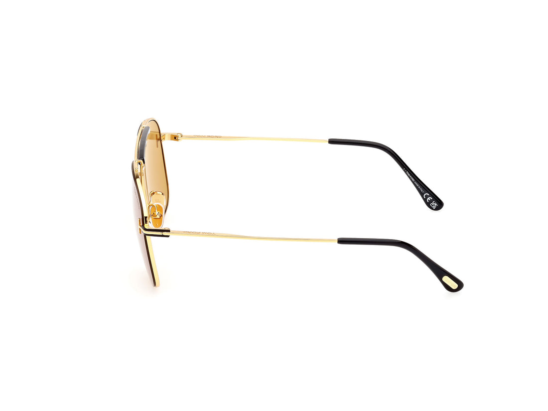Sonnenbrillen tom ford ft1017 jaden 30e dorado navigator masculino größe 60mm - Detailansicht