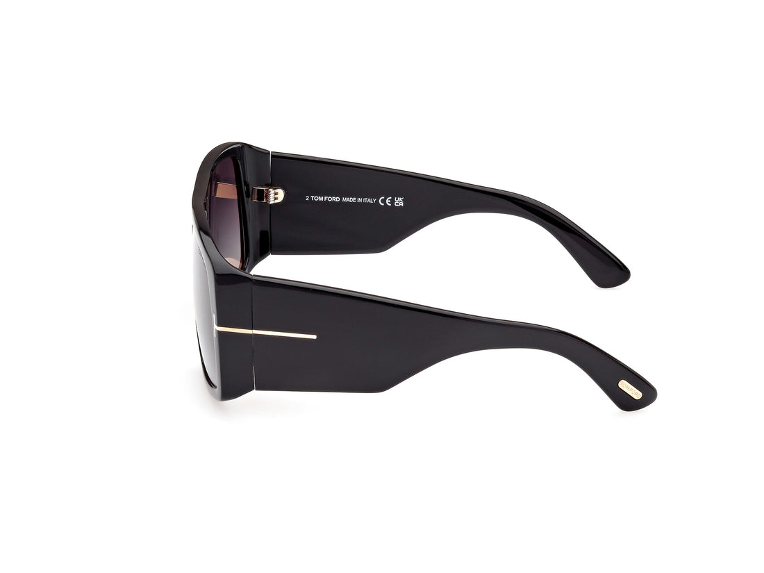 Sonnenbrillen tom ford ft1036 raven 01b negro square unisex größe 60mm - Detailansicht