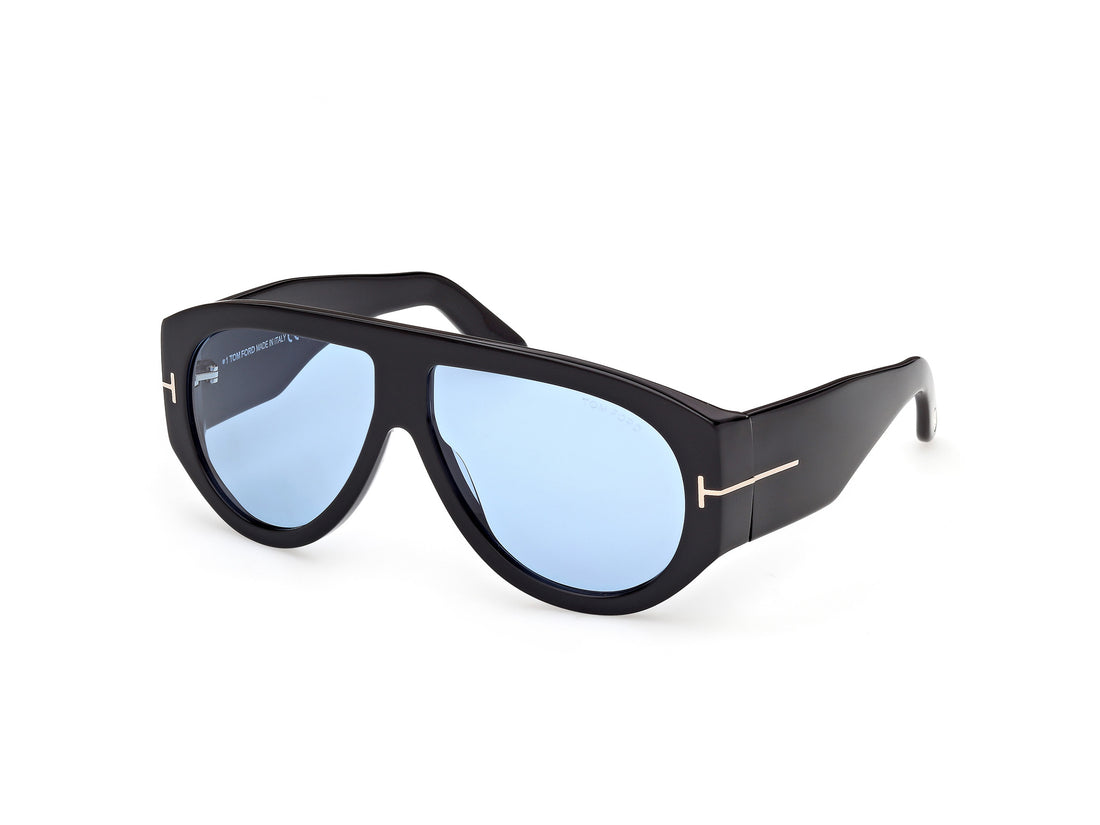Lunettes de soleil tom ford ft1044 bronson 01v negro pilot masculino taille 60mm - Vue principale