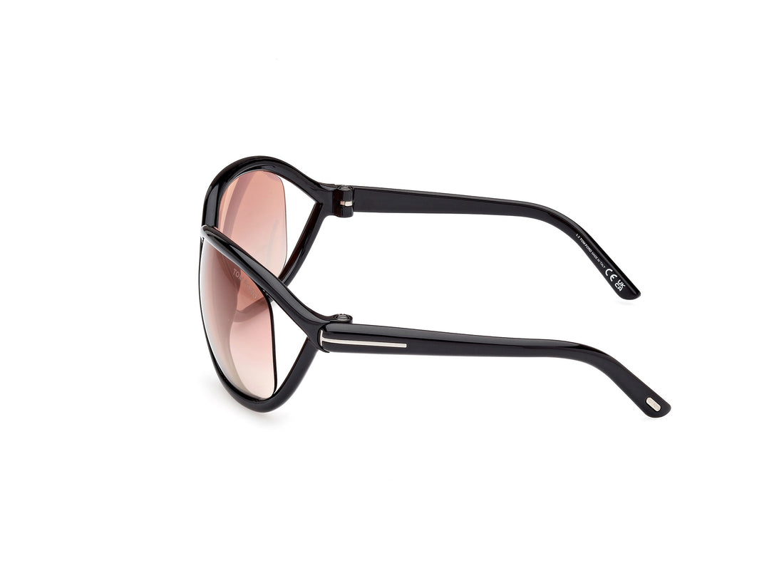 Sonnenbrillen tom ford ft1069 fernanda 01z negro butterfly femenino größe 68mm - Detailansicht
