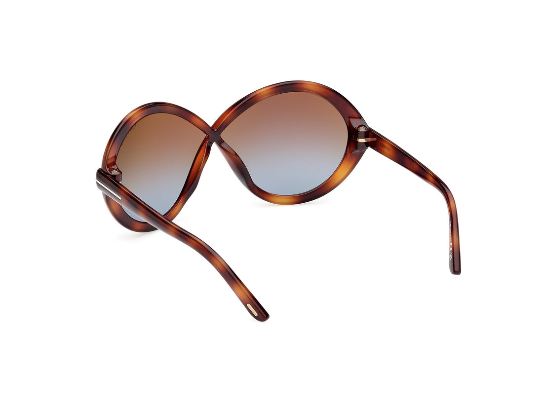 Gafas de sol tom ford ft1070 jada 53f havana femenino talla 68mm - Vista de detalle