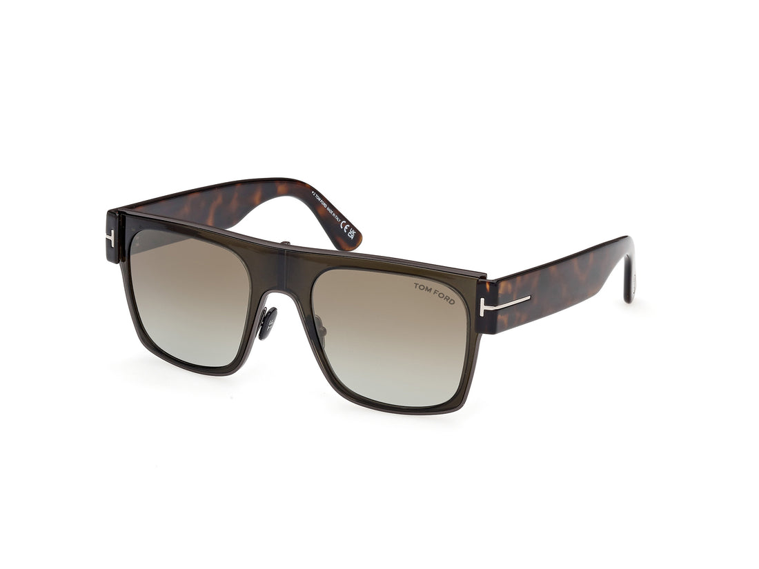 Sonnenbrillen tom ford ft1073 edwin 51g verde square unisex größe 54mm - Hauptansicht