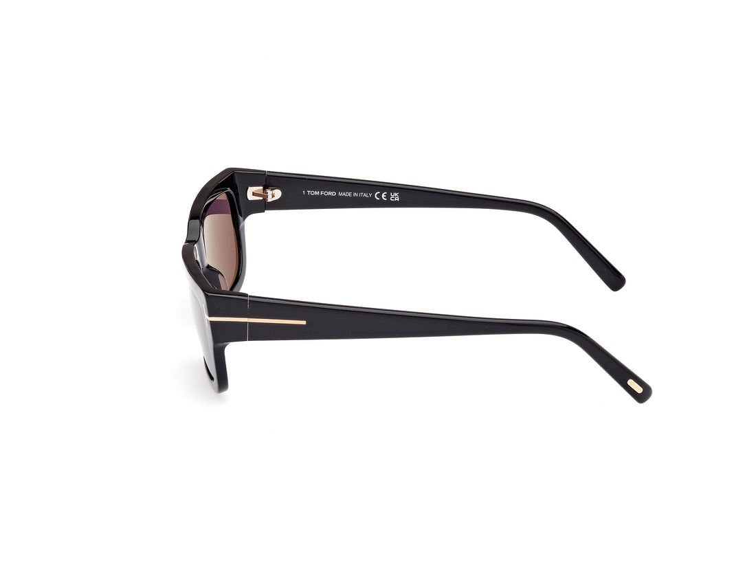 Sonnenbrillen tom ford ft1075 ezra 01a negro rectangular unisex größe 54mm - Detailansicht