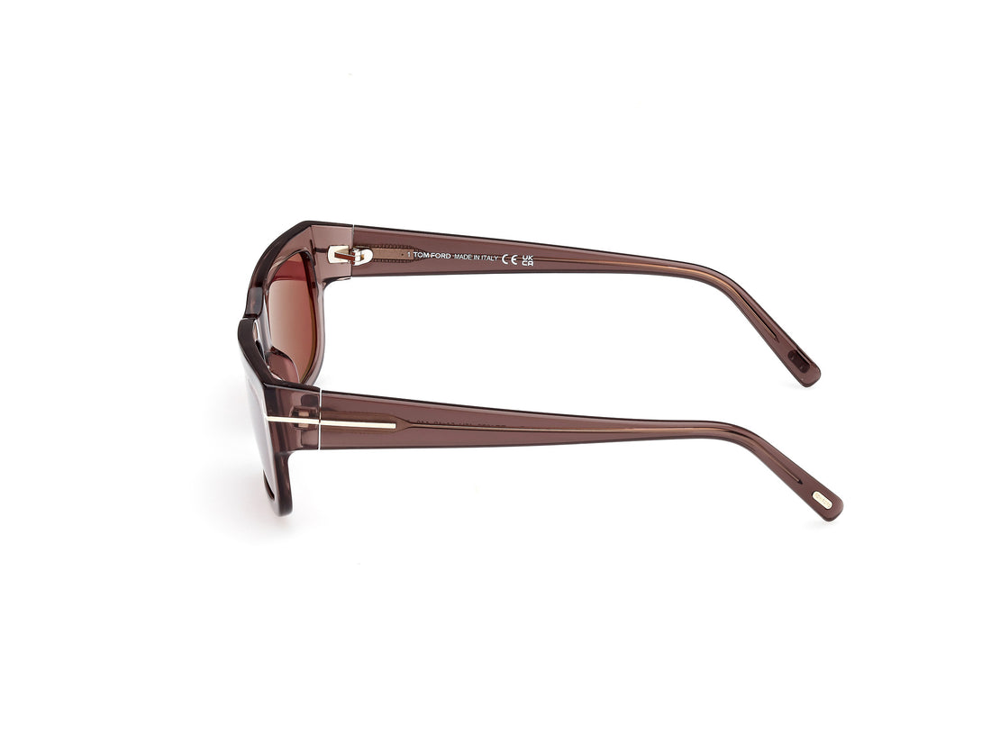 Sonnenbrillen tom ford ft1075 ezra 45u marron rectangular unisex größe 54mm - Detailansicht