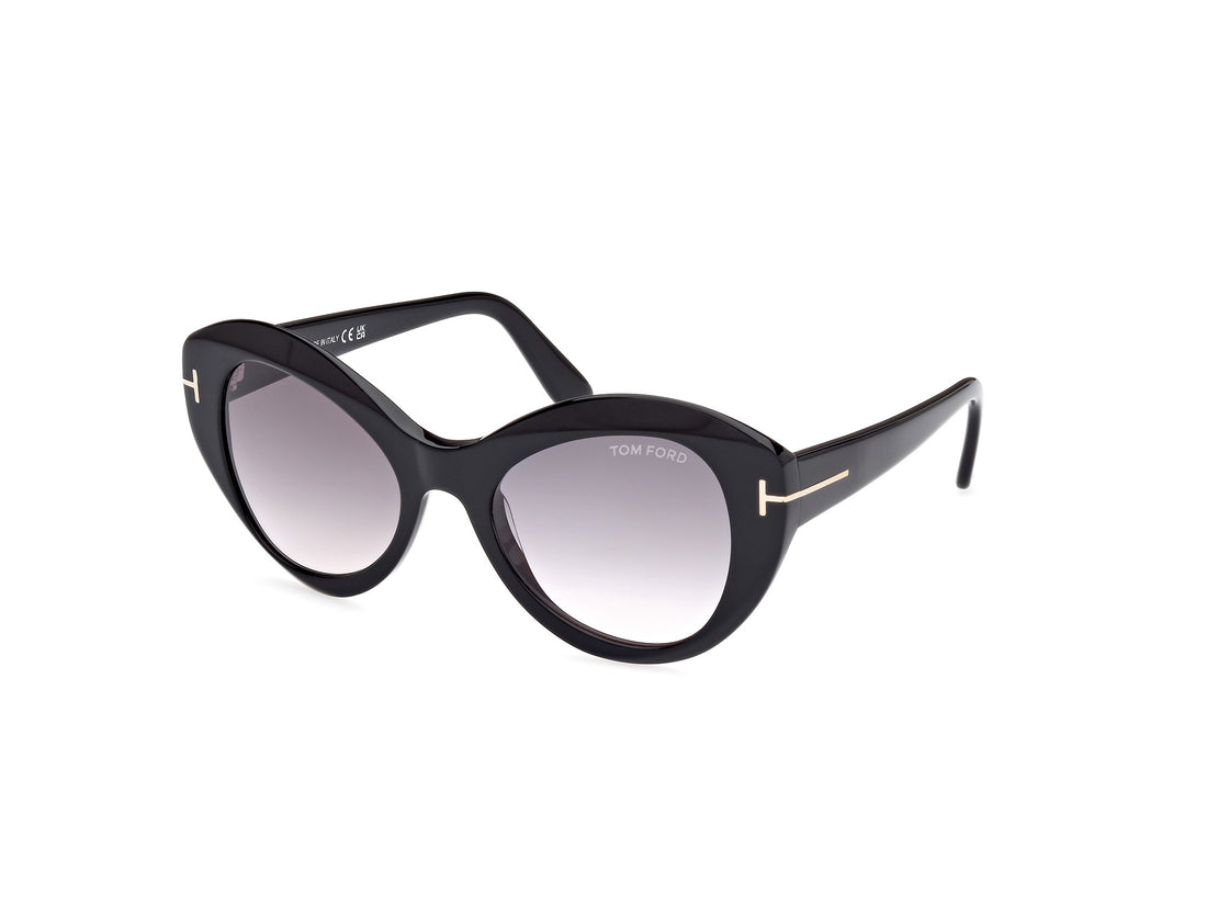 Gafas de sol tom ford ft1084 guinivere 01b negro butterfly femenino talla 52mm - Vista principal
