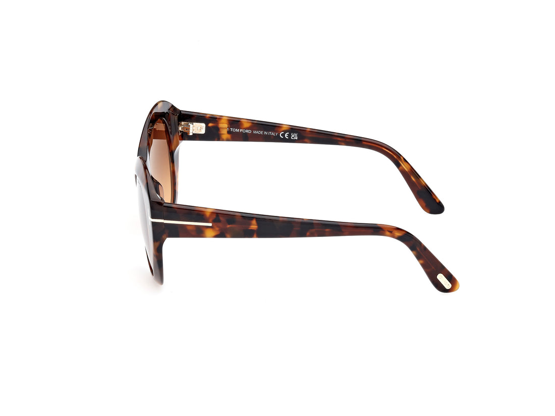 Gafas de sol tom ford ft1084 guinivere 52f havana butterfly femenino talla 52mm - Vista de detalle