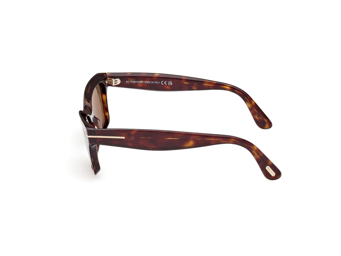 Gafas de sol tom ford ft1085 mikel 52h havana square femenino talla 54mm - Vista de detalle