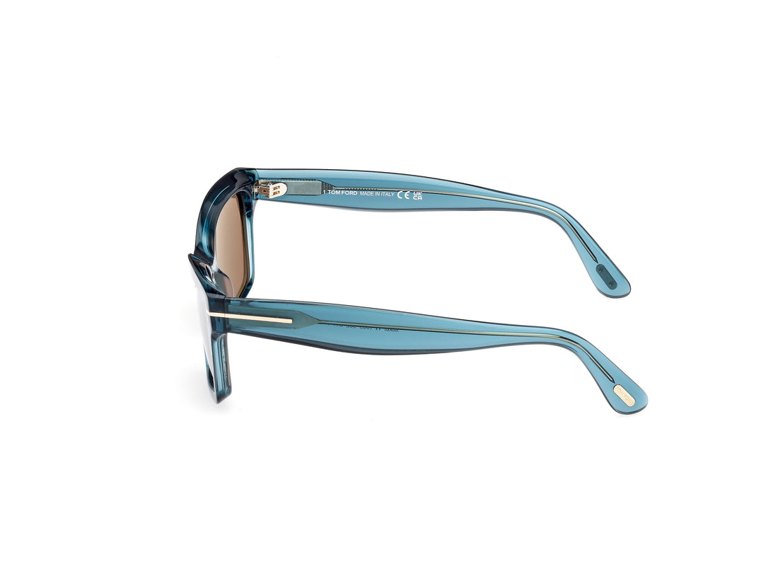 Gafas de sol tom ford ft1085 mikel 90l azul square femenino talla 54mm - Vista de detalle