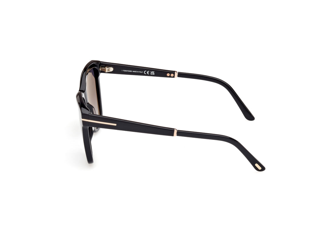 Gafas de sol tom ford ft1087 lucia 01d negro square femenino talla 54mm - Vista de detalle