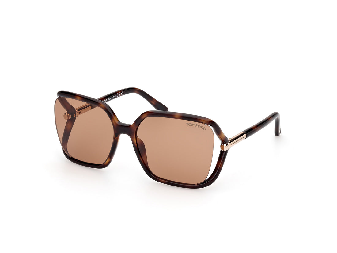 Gafas de sol tom ford ft1089 solange-02 52e havana butterfly femenino talla 60mm - Vista principal
