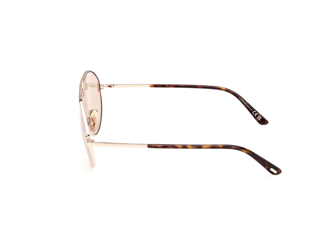 Gafas de sol tom ford ft1095 28e dorado pilot masculino talla 60mm - Vista de detalle