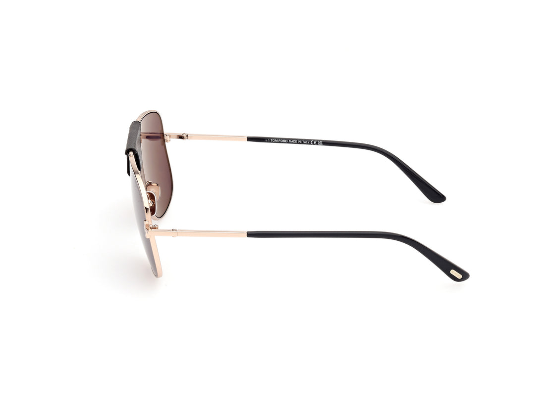 Gafas de sol tom ford ft1096 28a dorado navigator masculino talla 62mm - Vista de detalle