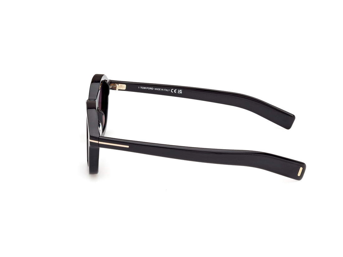 Gafas de sol tom ford ft1100 01a negro pantos masculino talla 46mm - Vista de detalle
