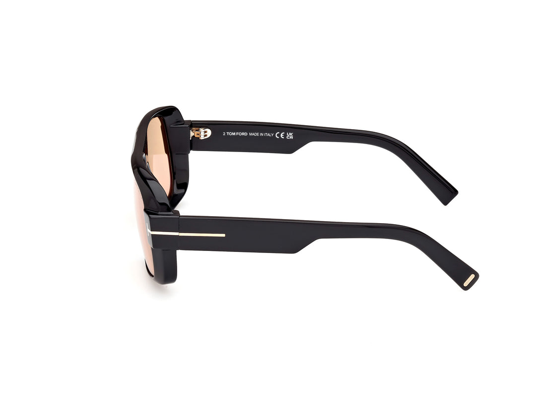 Sonnenbrillen tom ford ft1101 01e negro navigator masculino größe 58mm - Detailansicht