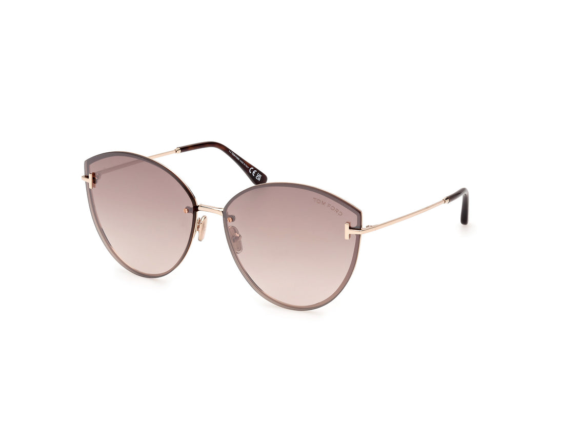 Gafas de sol tom ford ft1106 28g dorado cat eye femenino talla 63mm - Vista principal