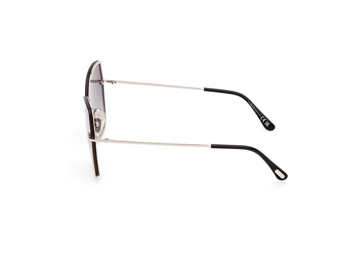 Gafas de sol tom ford ft1107 16c gris butterfly femenino talla 62mm - Vista de detalle