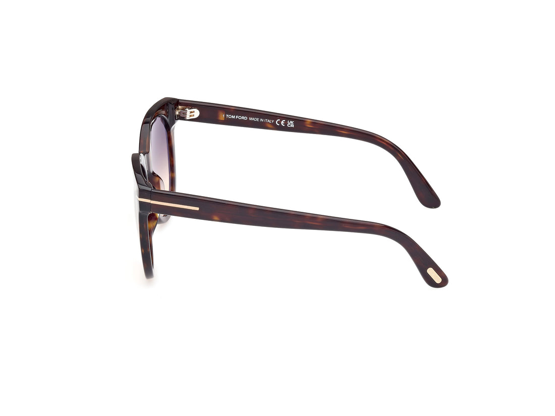 Gafas de sol tom ford ft1109 52b havana oval femenino talla 53mm - Vista de detalle