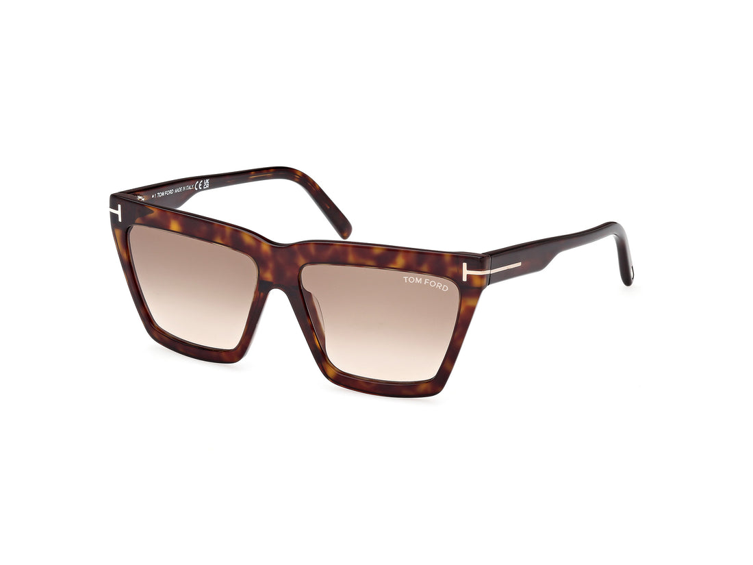 Gafas de sol tom ford ft1110 52f havana geometric femenino talla 56mm - Vista principal