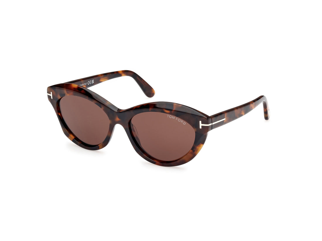 Gafas de sol tom ford ft1111 52e havana oval femenino talla 55mm - Vista principal