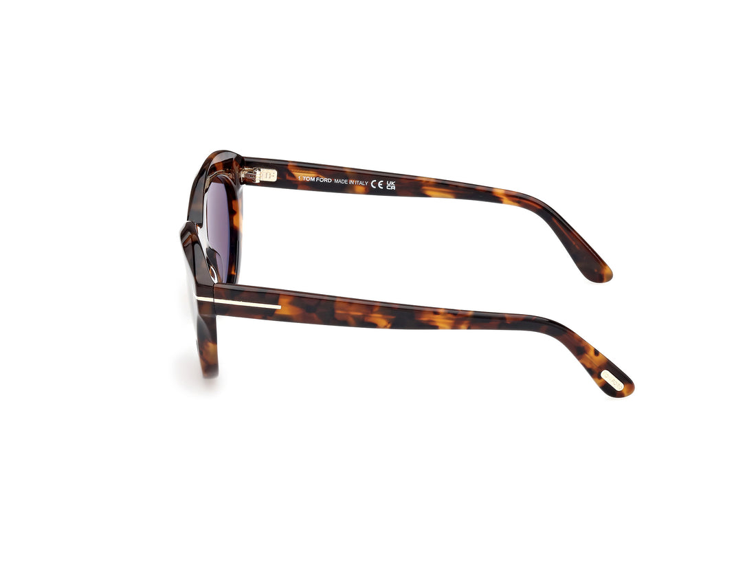 Gafas de sol tom ford ft1111 52e havana oval femenino talla 55mm - Vista de detalle