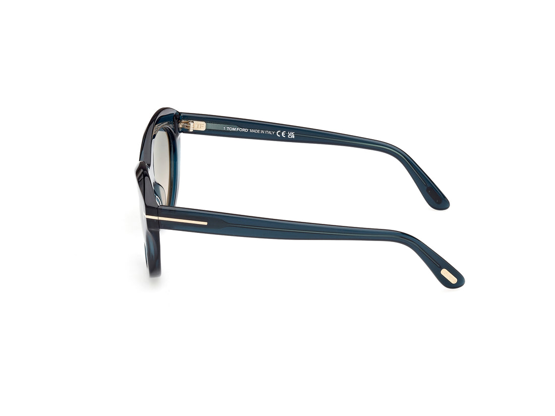 Gafas de sol tom ford ft1111 92p azul oval femenino talla 55mm - Vista de detalle