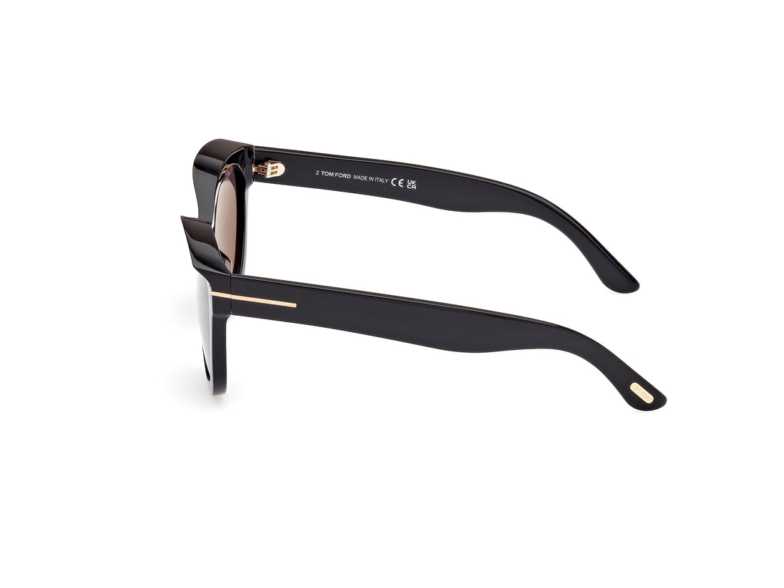 Gafas de sol tom ford ft1114 01a negro oval femenino talla 54mm - Vista de detalle