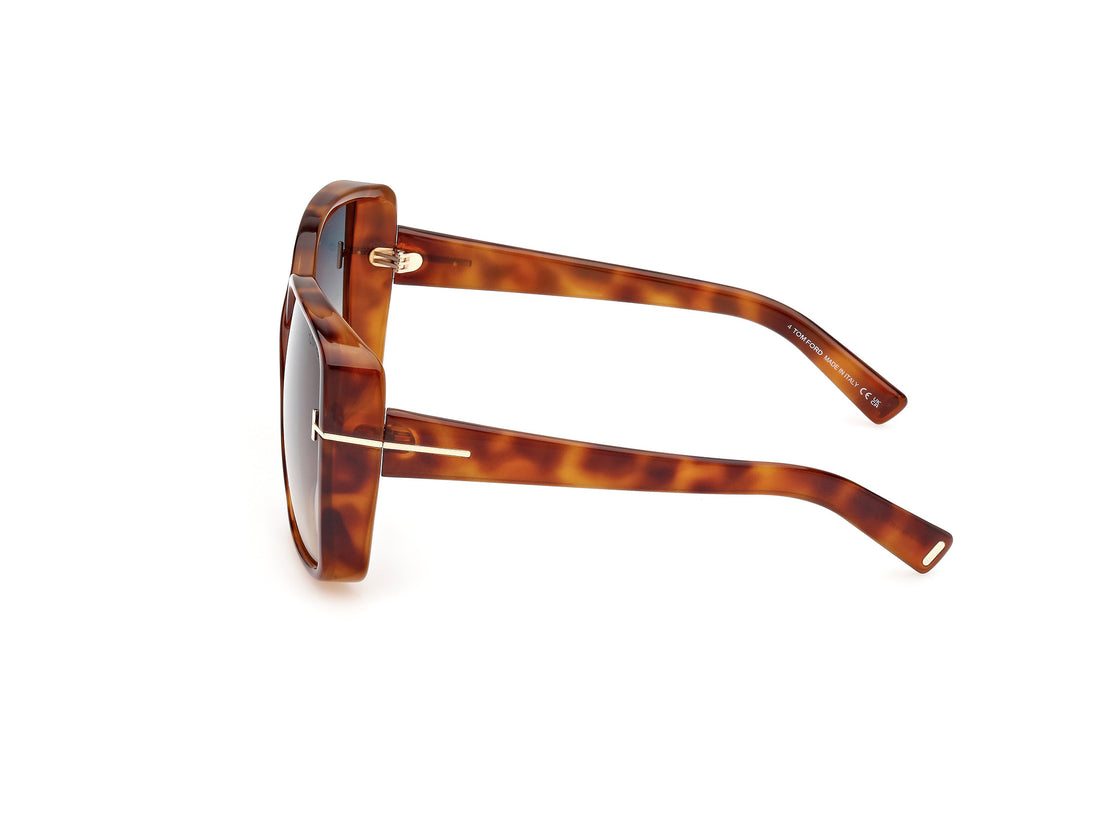 Gafas de sol tom ford ft1117 53p havana butterfly femenino talla 63mm - Vista de detalle