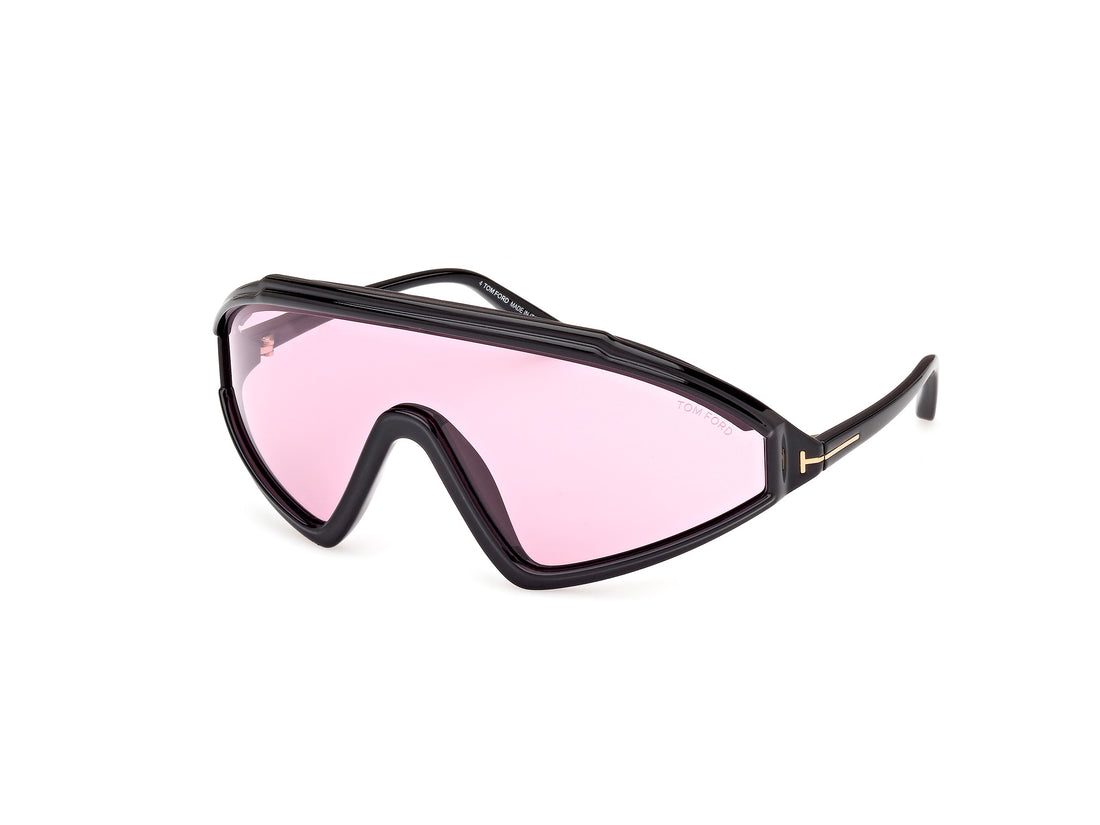 Gafas de sol tom ford ft1121 lorna 01y negro shield masculino talla 0mm - Vista principal