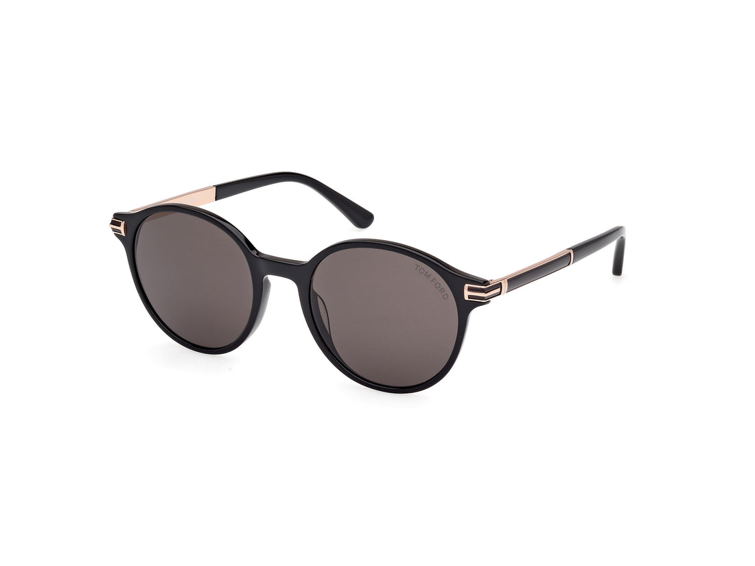 Sunčane naočale tom ford ft1184 araki 01a negro round masculino veličina 52mm - Glavni prikaz