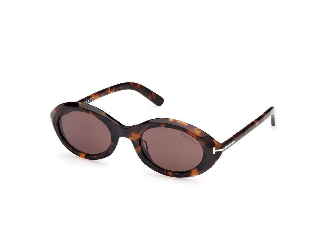 Occhiali da sole tom ford ft1186 52e havana oval unisex taglia 51mm - Vista principale