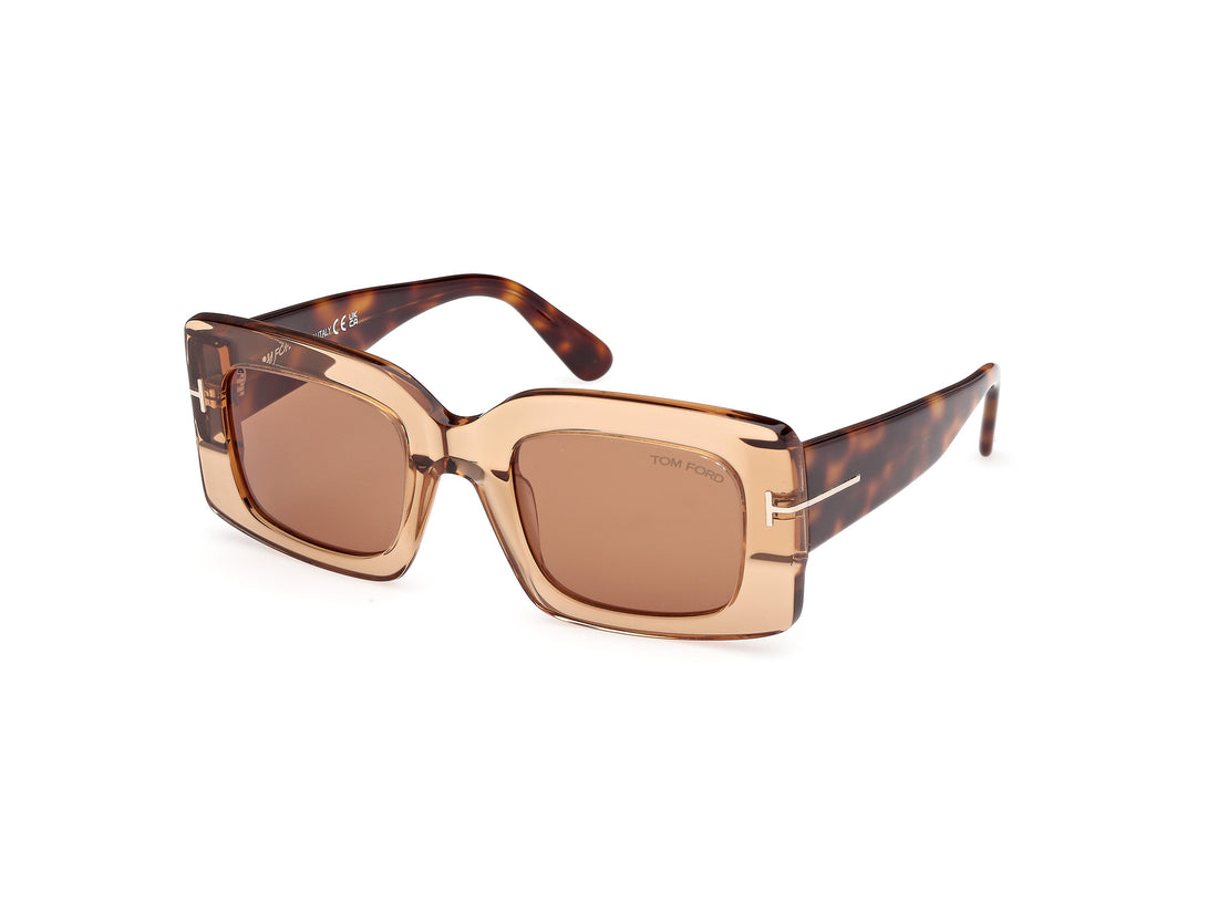Sunčane naočale tom ford ft1188 brigitta 45e marron rectangular femenino veličina 50mm - Glavni prikaz