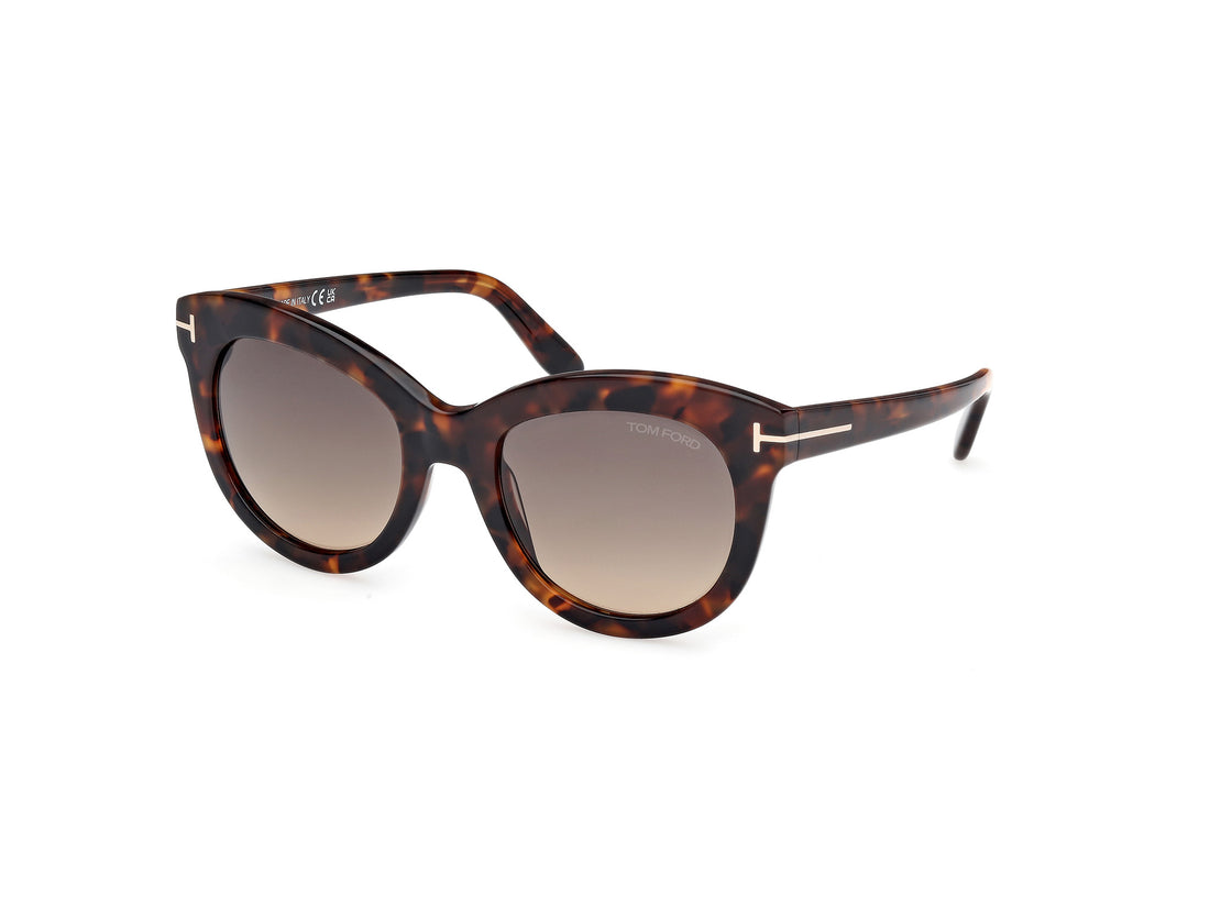 Sunčane naočale tom ford ft1189 odette 52f havana butterfly femenino veličina 53mm - Glavni prikaz